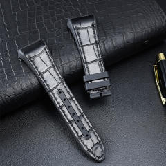 维瑞亚美洲牛皮表带适用于法穆兰V41男款