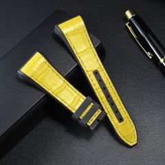 维瑞亚美洲牛皮表带适用于法穆兰V41男款