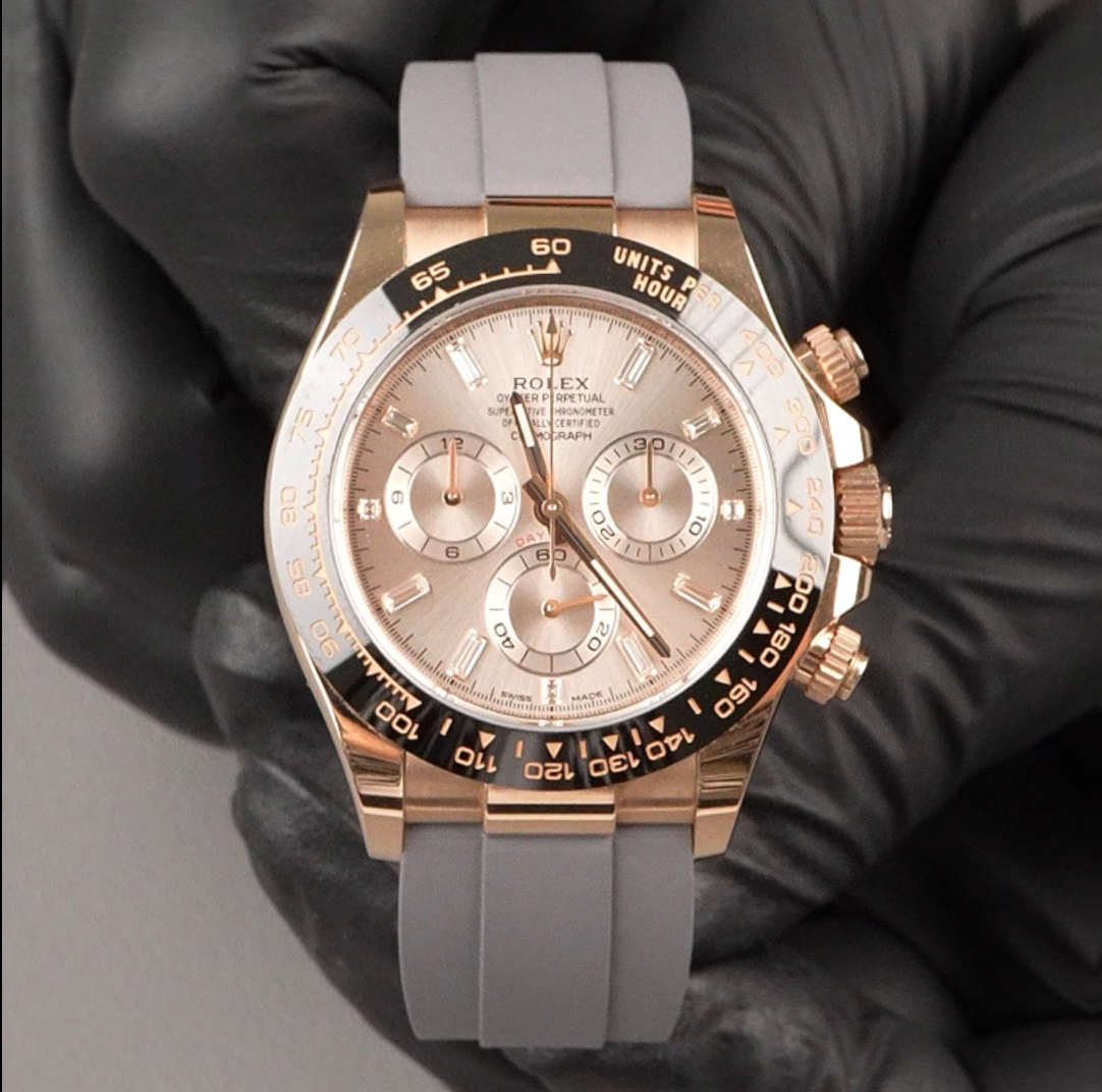 维瑞亚适用于劳力士迪通拿减震胶带