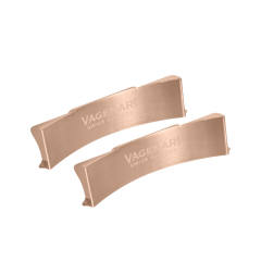 【18K全玫瑰金头粒+无减震胶带】维瑞亚Vagenari橡胶表带适用于劳力士纵航者42mm含外置头粒ref.336935