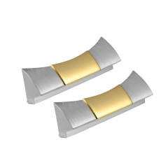 维瑞亚22K间黄金包金头粒适用于劳力士纵航者326933. 336933