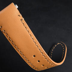 维瑞亚VAGENARI小牛皮表带适用于卡地亚山度士39.8mm