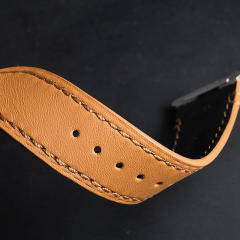 维瑞亚VAGENARI小牛皮表带适用于卡地亚山度士39.8mm