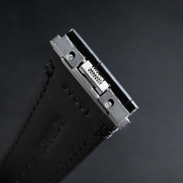 维瑞亚VAGENARI美洲鳄鱼皮表带一键快拆适用于卡地亚山度士39.8mm