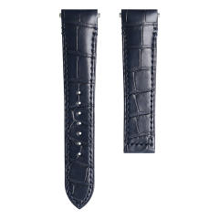 维瑞亚VAGENARI美洲鳄鱼皮表带一键快拆适用于卡地亚山度士39.8mm