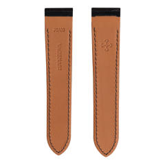 维瑞亚美洲鳄鱼皮表带适用于卡地亚山度士表径41.3mm