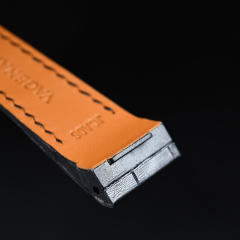 维瑞亚美洲鳄鱼皮表带一键快拆适用于卡地亚山度士表径35.6mm