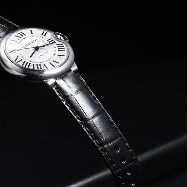 维瑞亚VAGENARI 美洲鳄鱼皮表带 适用于卡地亚蓝气球36mm