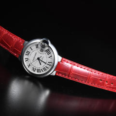 维瑞亚VAGENARI 美洲鳄鱼皮表带 适用于卡地亚蓝气球33mm