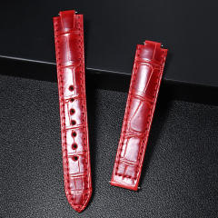 维瑞亚VAGENARI 美洲鳄鱼皮表带 适用于卡地亚蓝气球33mm