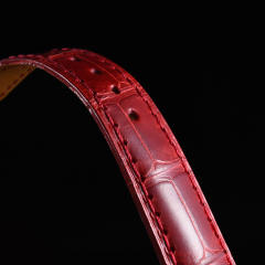 维瑞亚VAGENARI 美洲鳄鱼皮表带 适用于卡地亚蓝气球33mm