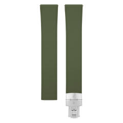 【速享大师】维瑞亚高质量平头通用橡胶表带款折叠扣18/19/20/21/22/23mm