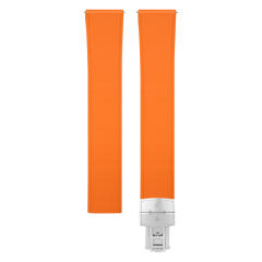 【速享大师】维瑞亚高质量平头通用橡胶表带款折叠扣18/19/20/21/22/23mm