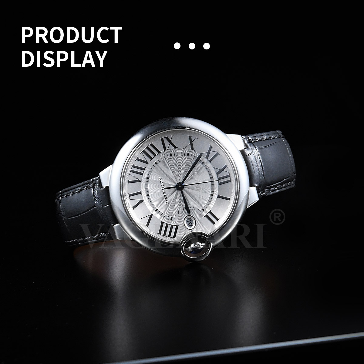 维瑞亚VAGENARI 美洲鳄鱼皮表带 适用于卡地亚蓝气球40mm