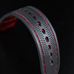 维瑞亚VAGENARI美洲鳄鱼皮间胶表带19.20.21.22.23mm