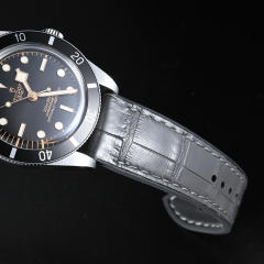 维瑞亚VAGENARI美洲鳄鱼皮间胶表带19.20.21.22.23mm