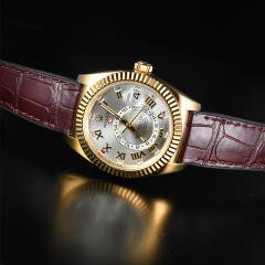 维瑞亚VAGENARI美洲鳄鱼皮间胶表带19.20.21.22.23mm