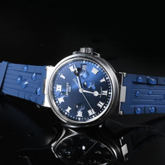 维瑞亚 橡胶表带适用于宝玑航海MARINE系列 5517