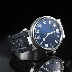 维瑞亚 橡胶表带适用于宝玑航海MARINE系列 5517