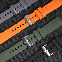 Vagenari维瑞亚橡胶表带适用于帝舵碧湾银壳39mm M79010