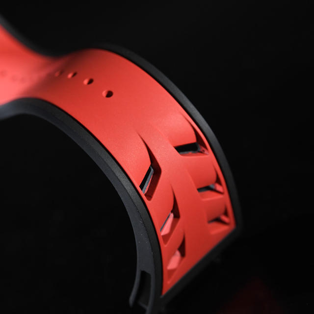 维瑞亚橡胶表带适用于RM067-02