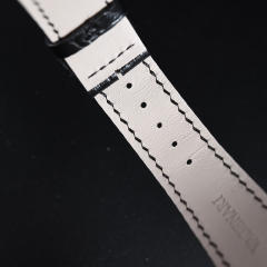 维瑞亚美洲鳄鱼皮表带适用于积家大师39mm