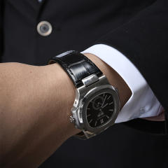 维瑞亚美洲鳄鱼皮表带适用于百达翡丽鹦鹉螺5711or.5712or.5726or.5980or铂金可配