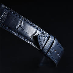 维瑞亚鳄鱼皮表带适用于江诗丹顿传承系列82172