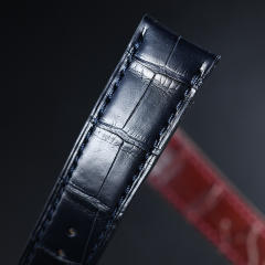 维瑞亚鳄鱼皮表带适用于江诗丹顿传承系列87172