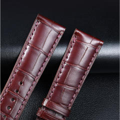 维瑞亚鳄鱼皮表带适用于江诗丹顿马耳他系列82230