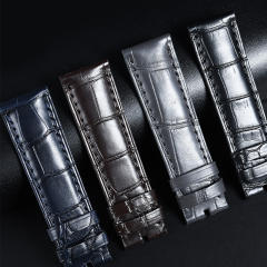 维瑞亚美洲鳄鱼皮表带适用于江诗丹顿伍陆之型系列4600E