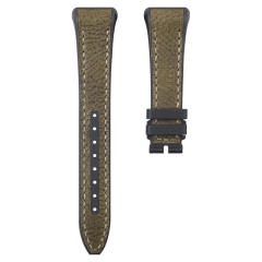 维瑞亚小牛皮间橡胶表带适用于法穆兰V32女款