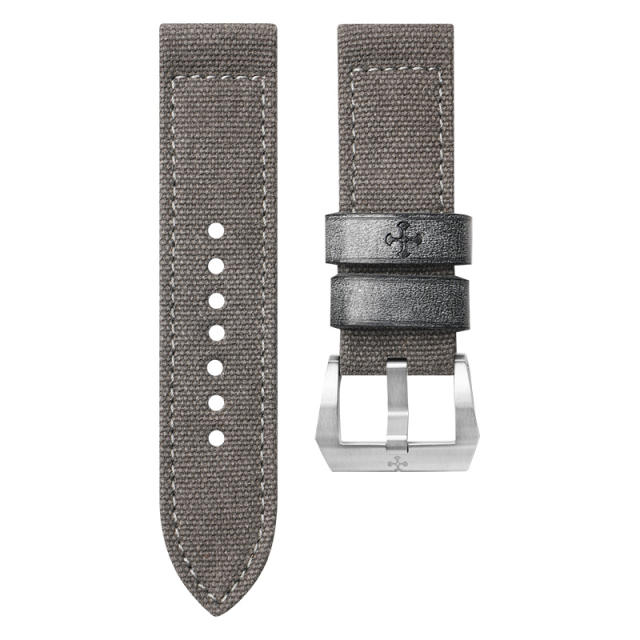 维瑞亚纯棉帆布表带 纯手工 适用于沛纳海40/42/44/47mm