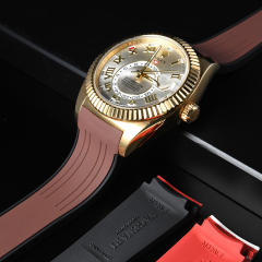 维瑞亚橡胶表带适用皮带款纵航者326135/326138/326139/326935