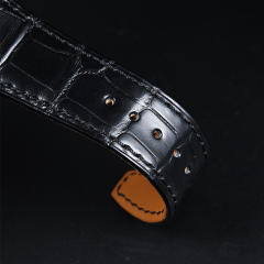 维瑞亚美洲鳄鱼皮表带适用于纵横四海4500V.5500V.7900V