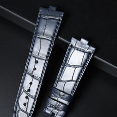 维瑞亚美洲鳄鱼皮表带适用于纵横四海4500V.5500V.7900V