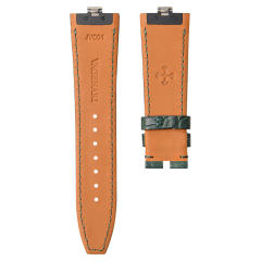 维瑞亚美洲鳄鱼皮表带适用于纵横四海4500V.5500V.7900V