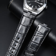 维瑞亚美洲鳄鱼皮表带适用于纵横四海4500V.5500V.7900V