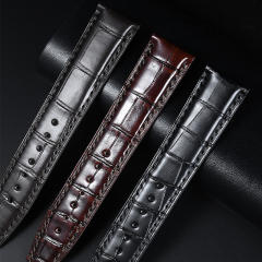 维瑞亚美洲鳄鱼皮表带适用于万国葡萄牙IW358401 40mm