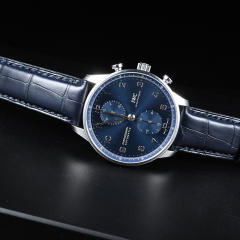 维瑞亚美洲鳄鱼皮表带适用于万国葡萄牙计时41mm