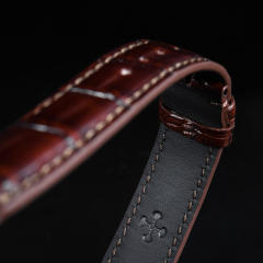 维瑞亚美洲鳄鱼皮表带适用于万国葡萄牙IW358401 40mm