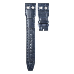 维瑞亚美洲鳄鱼皮表带适用于万国大飞46mm