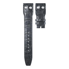 维瑞亚美洲鳄鱼皮表带适用于万国大飞46mm