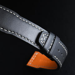 维瑞亚小牛皮表带适用于万国飞行员计时43mm