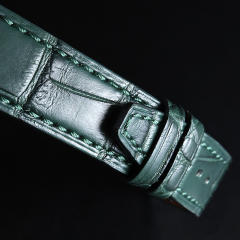 维瑞亚美洲鳄鱼皮表带适用于万国飞行员 IW324005 36mm