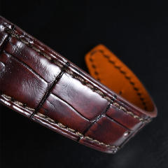 维瑞亚美洲鳄鱼皮表带适用于万国飞行员 IW324005 36mm