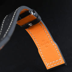 维瑞亚小牛皮表带适用于万国飞行员计时43mm