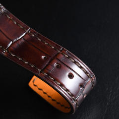 维瑞亚美洲鳄鱼皮表带适用于万国飞行员 IW324005 36mm