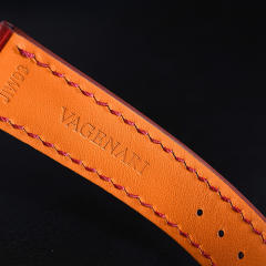 维瑞亚美洲鳄鱼皮表带适用于万国柏涛菲诺月相37mm表径