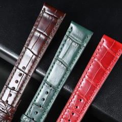 维瑞亚美洲鳄鱼皮表带适用于万国飞行员 IW324005 36mm